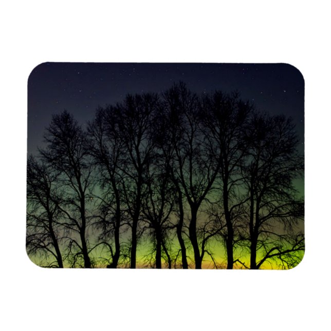 Ímã Luzes do norte | Manitoba Canada Grande Pointe (Horizontal)