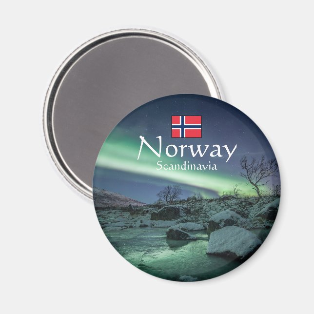 Imã Luzes do Norte Noruega (Front/Back)