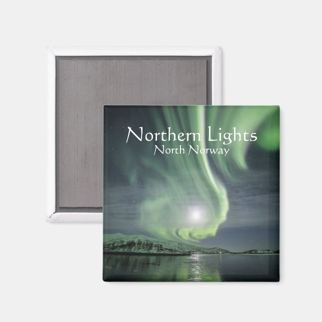 Imã Luzes do Norte Noruega (Front/Back)
