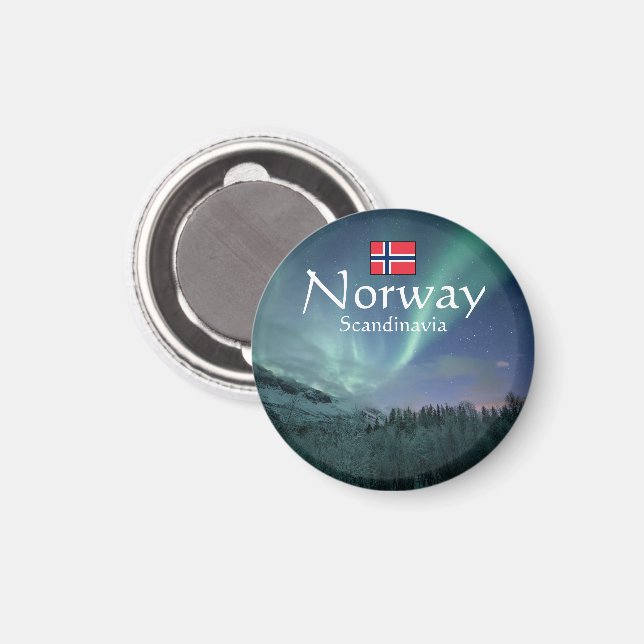 Imã Luzes do Norte Noruega (Front/Back)
