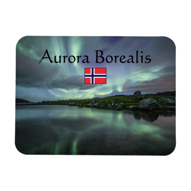 Ímã Luzes do Norte Noruega (Horizontal)