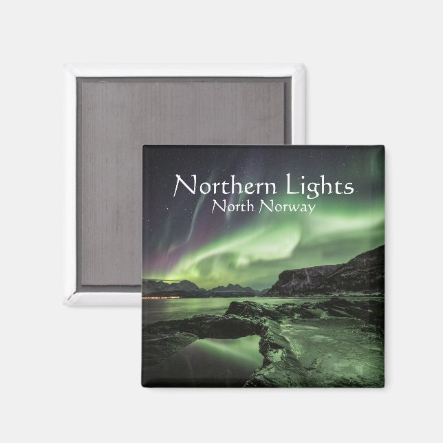 Imã Luzes do Norte Noruega (Front/Back)