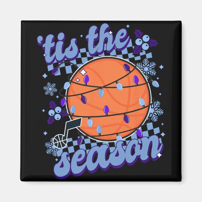 Imã Luzes Emaranhadas de Natal do Utah Jazz N  (Frente)
