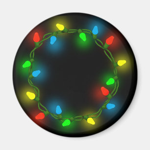 Imã Luzes redondas de Natal