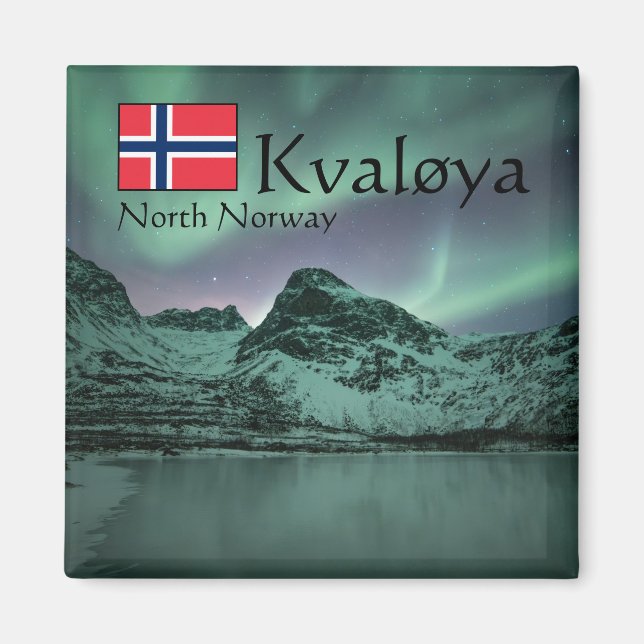 Imã Luzes verdes do Norte (Frente)