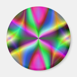 Imã Luzir Fractal Metálico Colorido