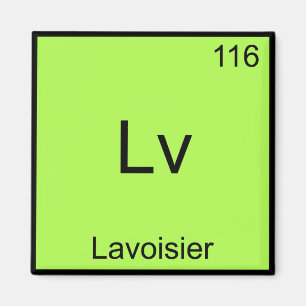 Imã Lv - Lavoisier Funny Chemistry Element Symbol Tee