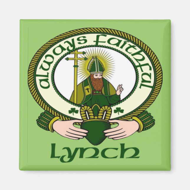 Imã Lynch Clan Motto Magnet (Frente)