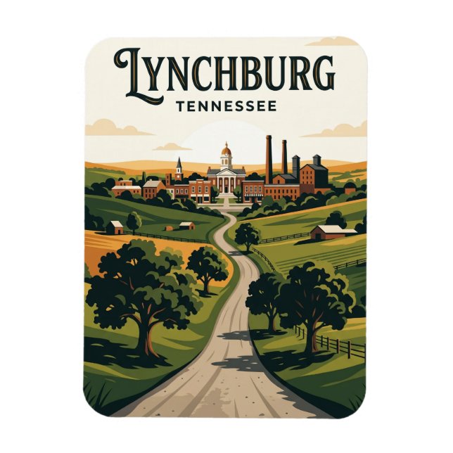 Ímã Lynchburg EUA (Vertical)