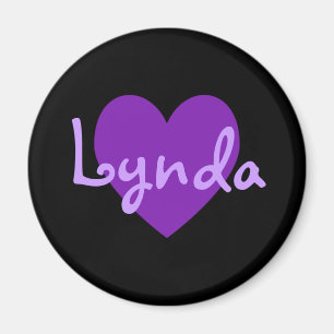 Imã Lynda no roxo