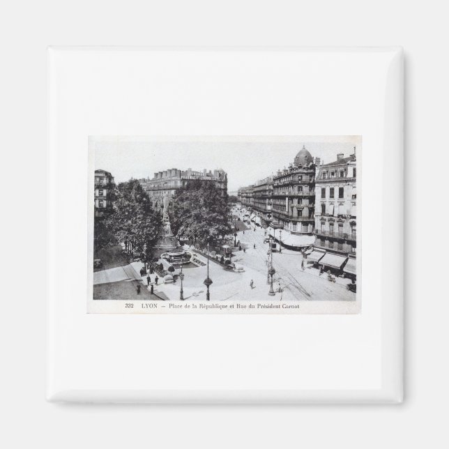 Imã Lyon, França, 1910 Vintage (Frente)