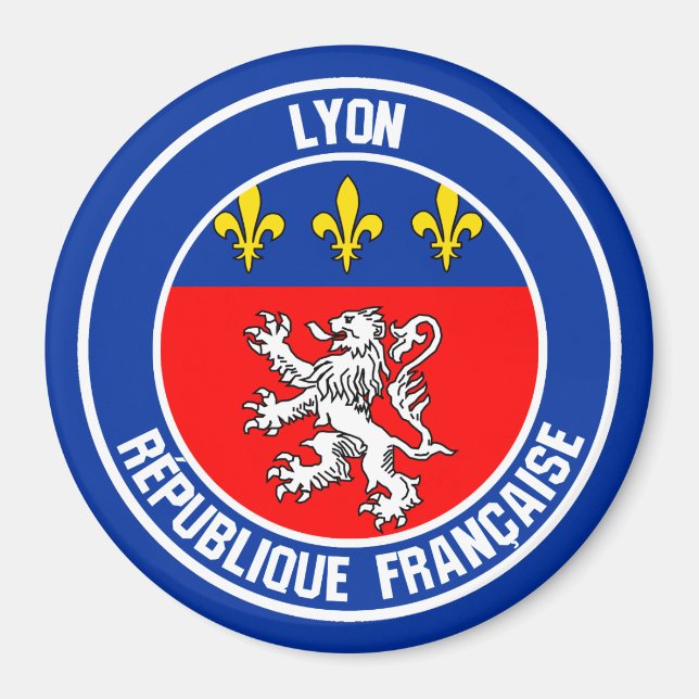Imã Lyon Round Emblem (Frente)