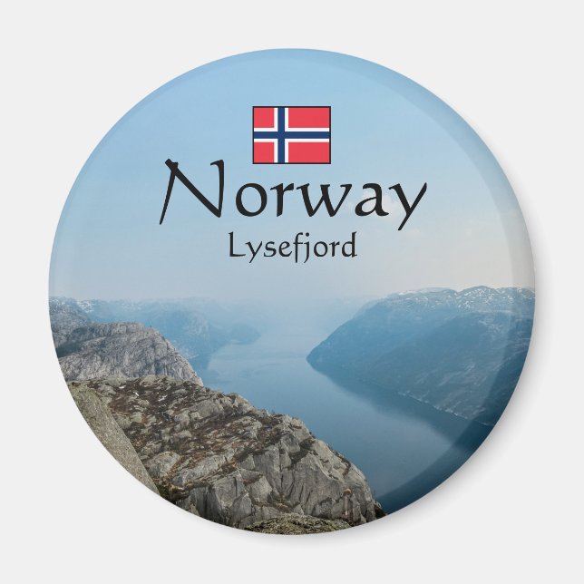 Imã Lysefjord Noruega (Frente)