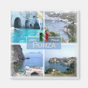 Imã LZO044 PONZA - Lazio - Itália - Geladeira