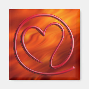 Imã m a i l 4   vermelho-fogo