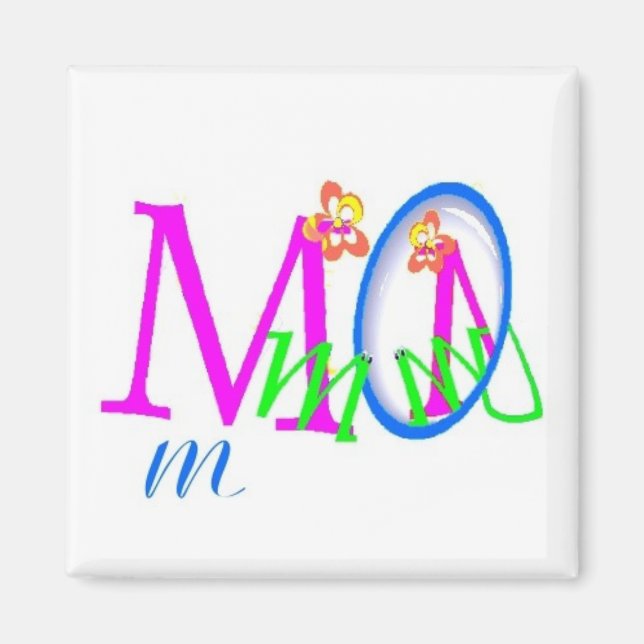 Imã M - Alphabet Magnet (Frente)