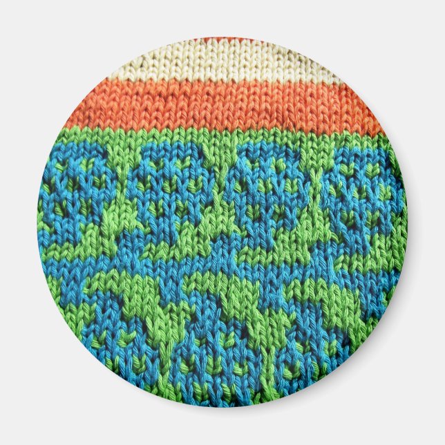 Imã m Magnet do Knit do Artisanware (Frente)