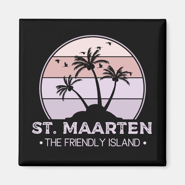 Imã Maarten, o amigo Retro Ilha Sint Martin (Frente)