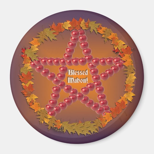 Imã Mabon Pentacle (Frente)