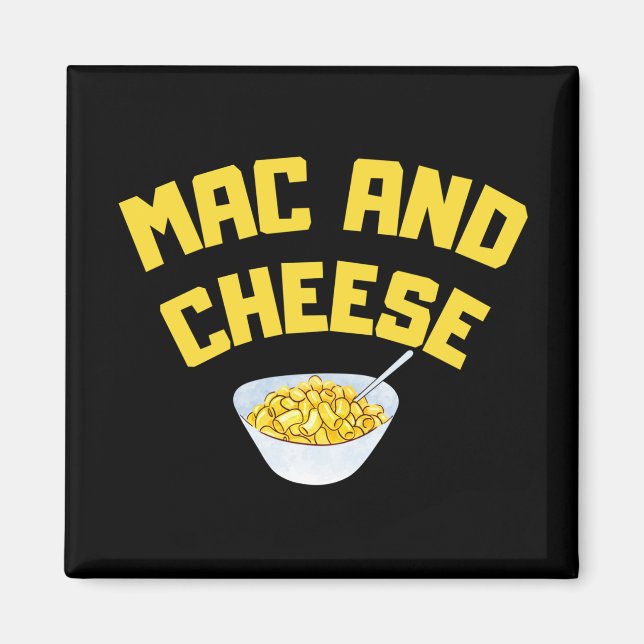 Imã Mac E Queijo| Macarrão Com Queijo (Frente)