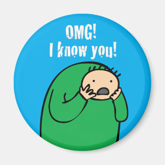 Imã Mac OMG! Magnet (Azul)