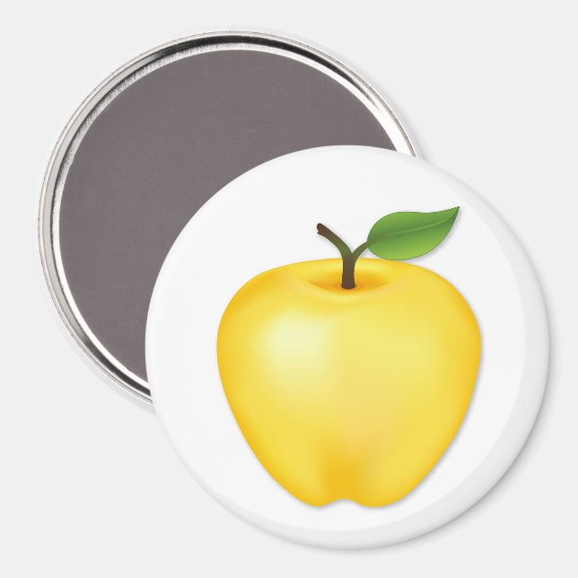 Imã Maçã Golden Delicious (Front/Back)