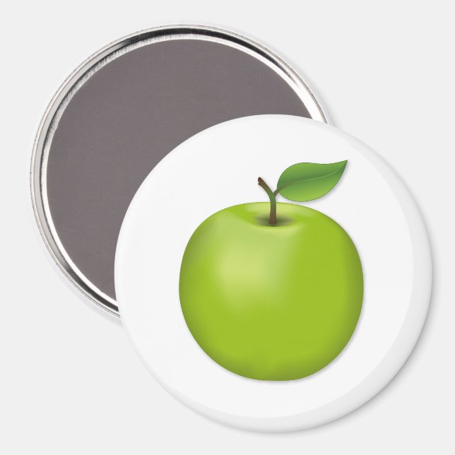 Imã Maçã Verde  (Front/Back)