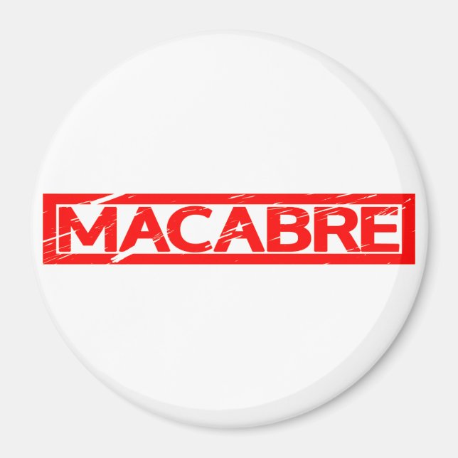 Imã Macabre Stamp (Frente)