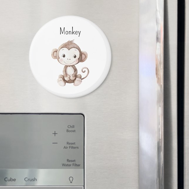Imã Macaco Animal Sorridente Fofo (In Situ (Fridge))
