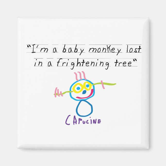 Imã Macaco-bebê (Frente)