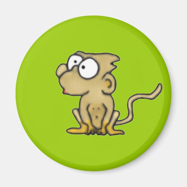 Imã Macaco de Cartoon (Frente)