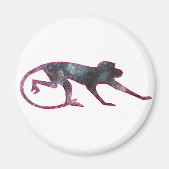Imã Macaco de cor (Frente)
