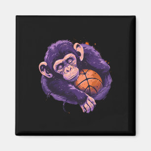 Imã Macaco de Esboço Arte Animal Desenho Amante de Esb