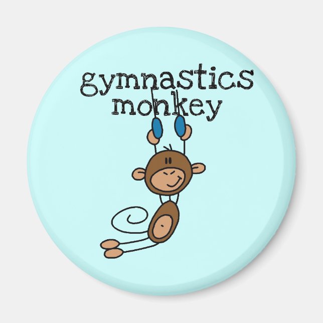 Imã Macaco de Ginástica (Frente)