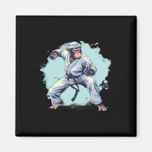 Imã Macaco de Karatê Artes Marciais Kickboxing Judo Mm
