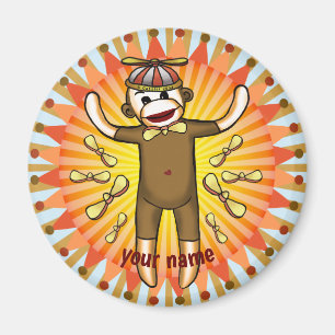 Imã Macaco de Meia Beanie