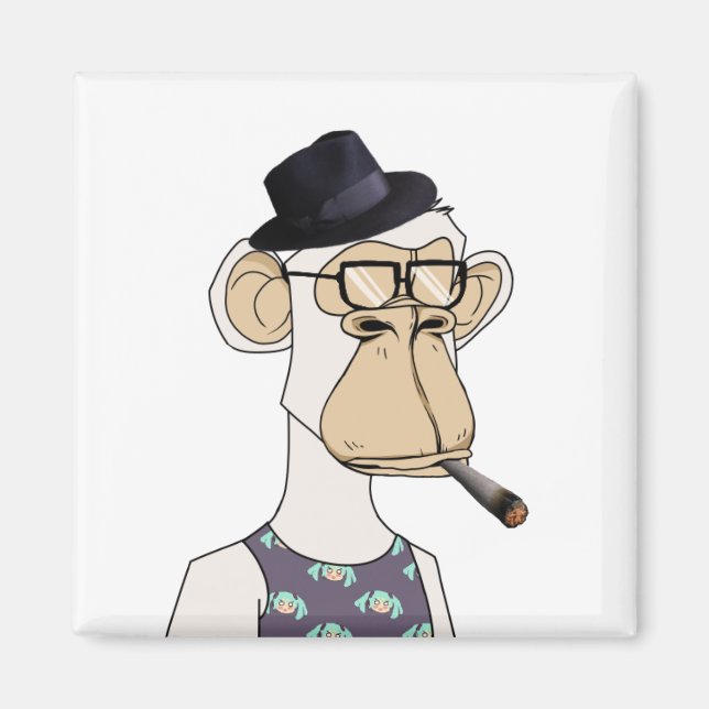 Imã macaco entediado (Frente)