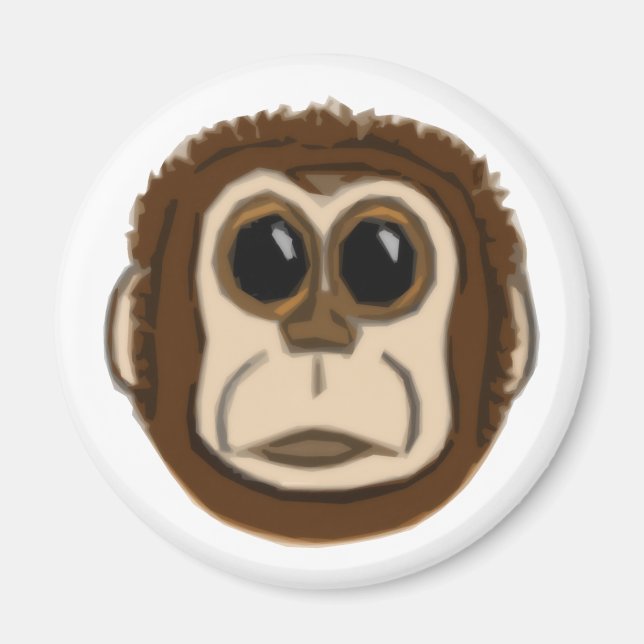 Imã Macaco Face Magnético (Frente)