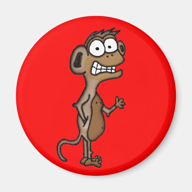 Imã Macaco ondulado (Frente)