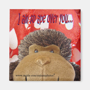 Imã Macaco sobre você ímã