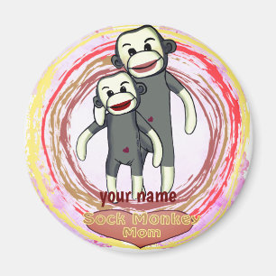 Imã Macaco Sock Mímã