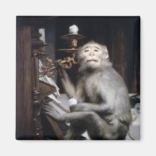 Imã Macaco sorridente (Frente)