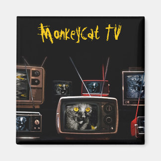Imã MacacoCat TV Magnet