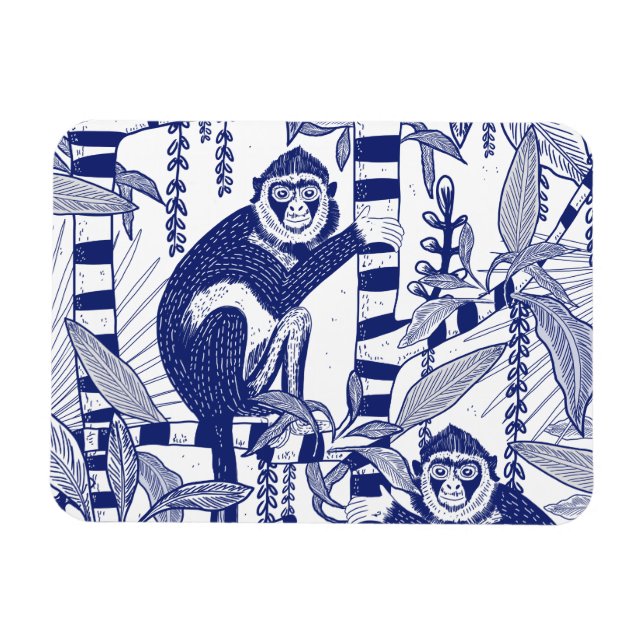 Ímã Macacos na Selva (Horizontal)