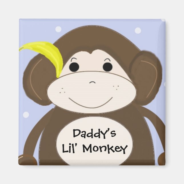 Imã Macaquinho Com Dito Fofo (Frente)