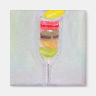 Imã "Macarões Champagne"