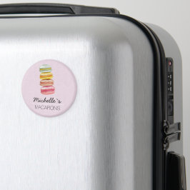 Imã Macarões Franceses pintados à mão