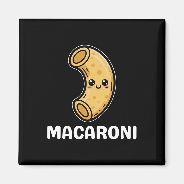 Imã Macaroni Cheese Mac Kawaii Halloween Coupl (Frente)