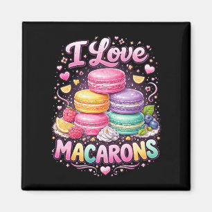 Imã Macarons de Amor Doce