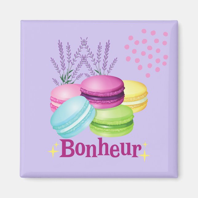 Imã Macarons Franceses (Frente)